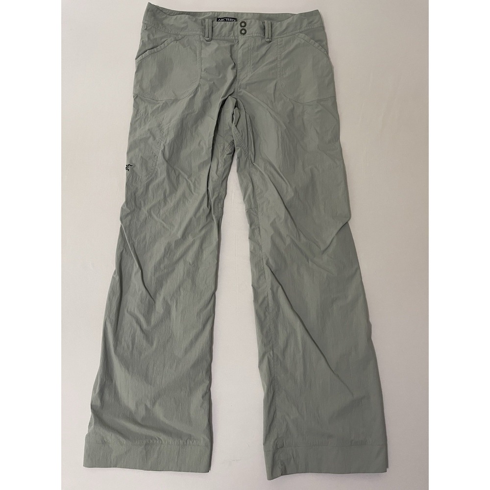 Arc'teryx Women's Gamma LT Hiking Pants Size 12 Tall Gray Lightweight Softshell